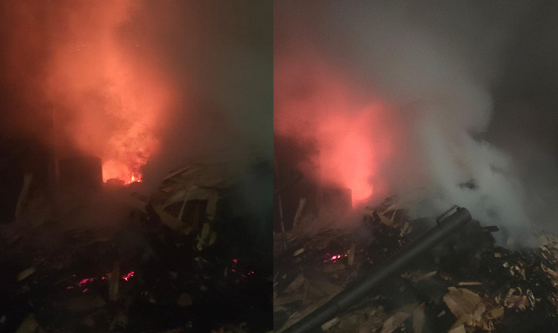 Antakya’da fabrikada çıkan yangın söndürüldü