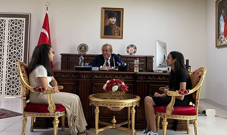 Menteşe Kaymakamı Eriş LGS birincilerini ağırladı