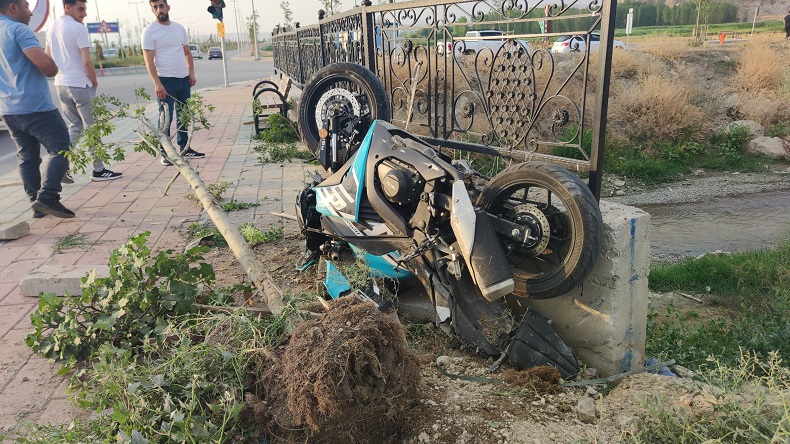 Van’da motosiklet kazası: 1 yaralı