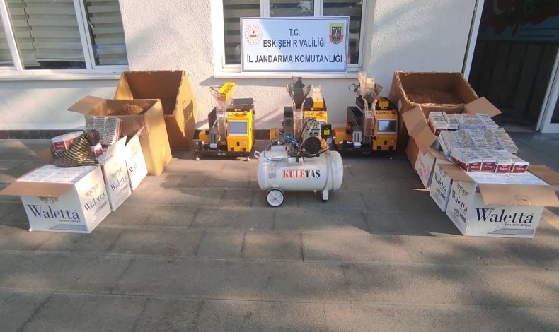 Kaçak sigara satışı yapan şahsa jandarma operasyonu