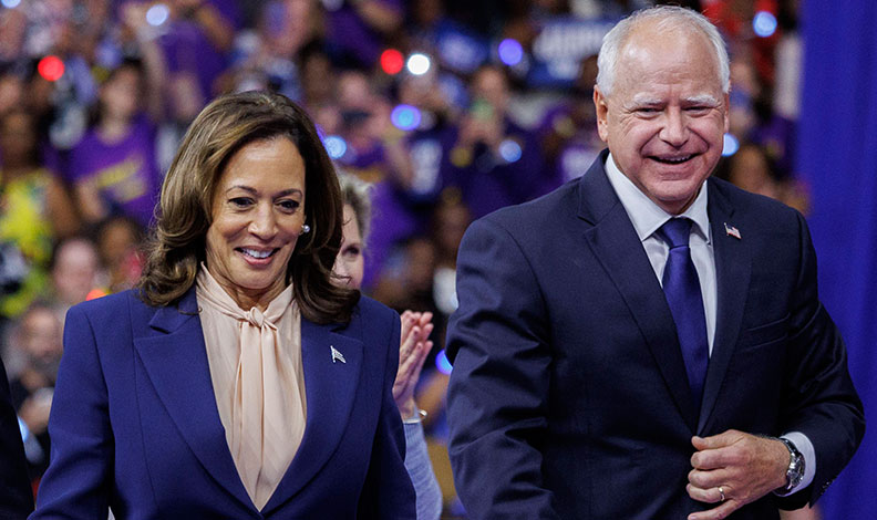Harris ve Walz’dan ilk miting