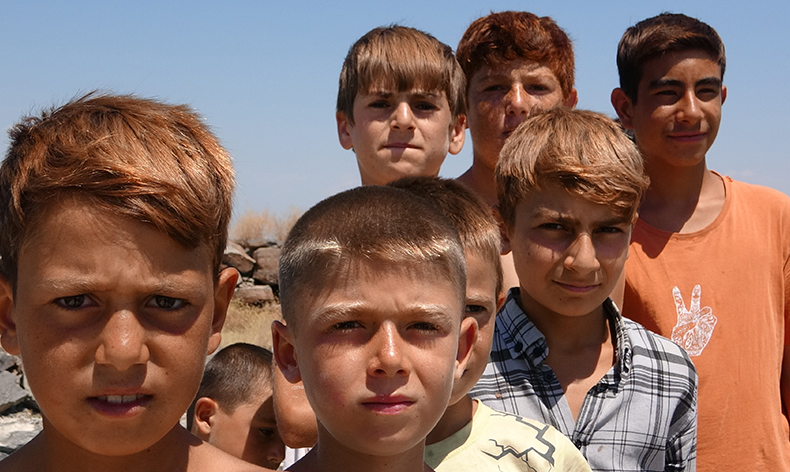 Van Gölü’ne girenlerin saçları sarardı