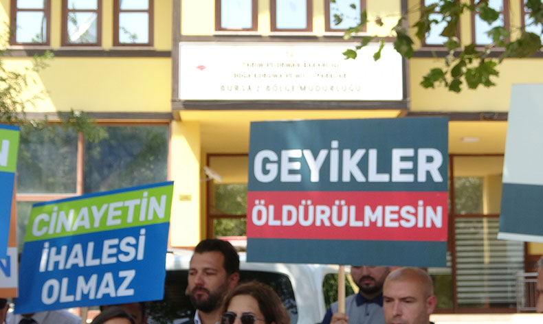 Bursa’da STK’lardan avcılık ihalesine tepki