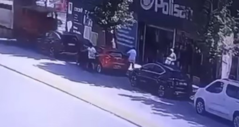 Freni boşalan kamyon dehşet saçtı