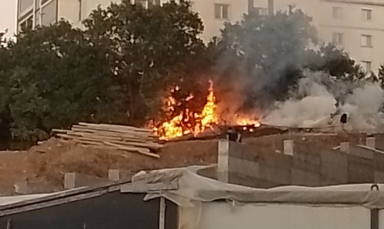 Bursa’da korkutan yangın