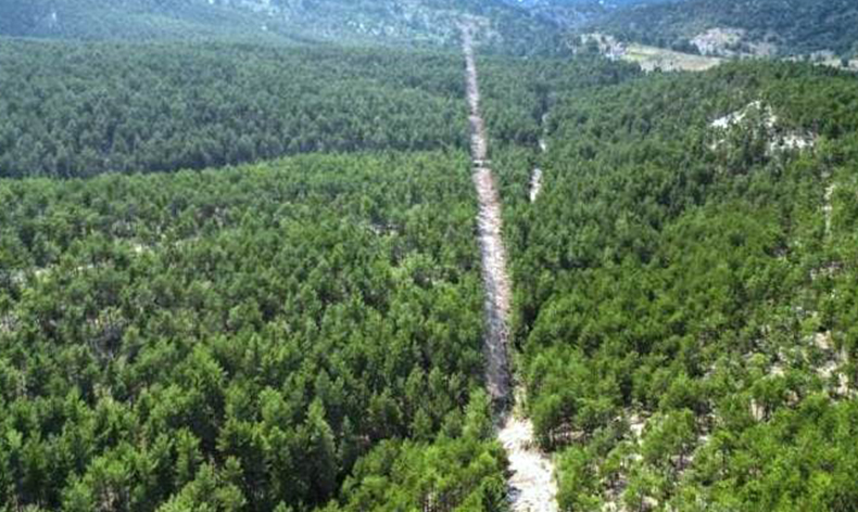 Kütahya’da orman yangınları ile mücadele çalışmaları