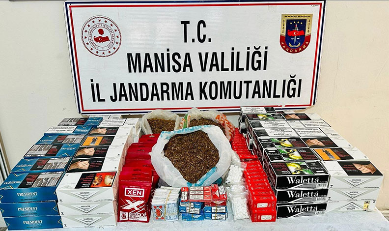 Manisa’da 42 bin makaron ele geçirildi