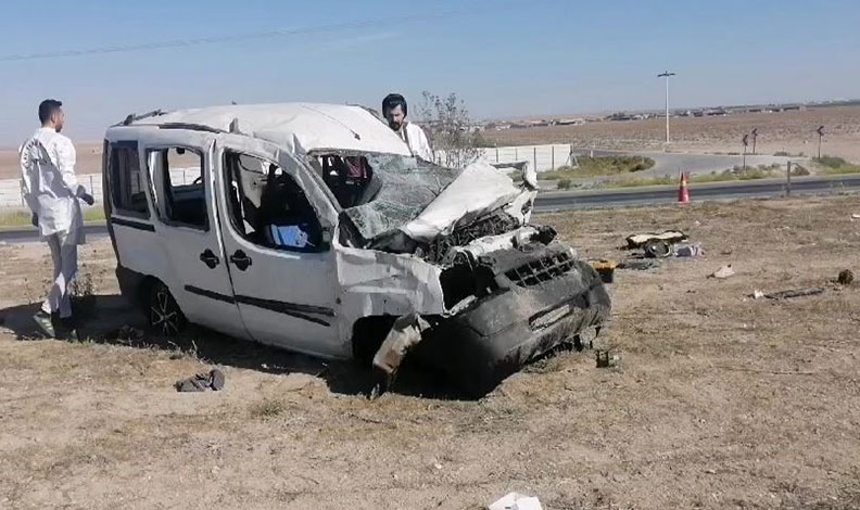 Konya’da feci kaza: 2 ölü, 3 yaralı