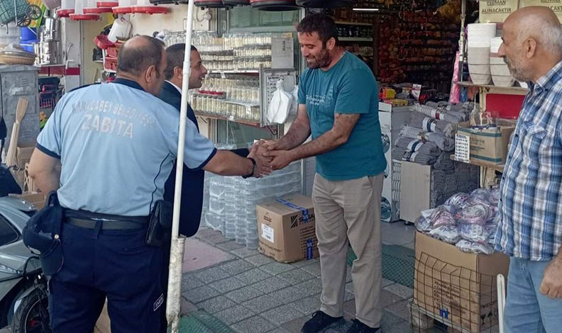 Karacabey’de kaldırım işgaline geçit yok