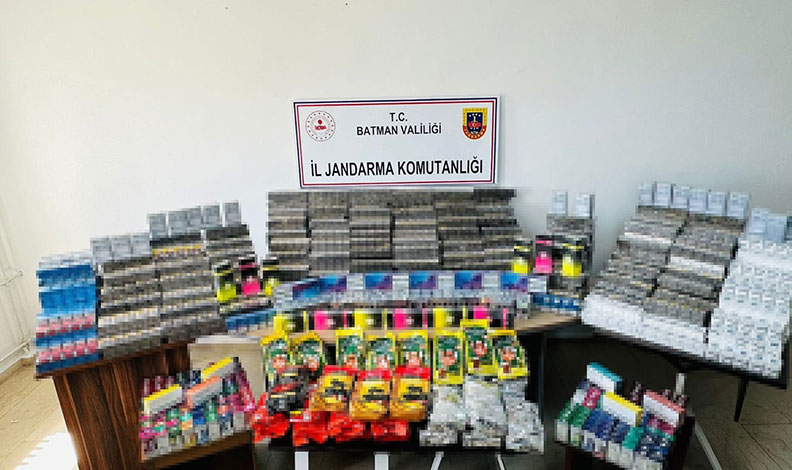 Jandarmadan kaçakçılık operasyonu: 16 bin paket sigara ele geçirildi