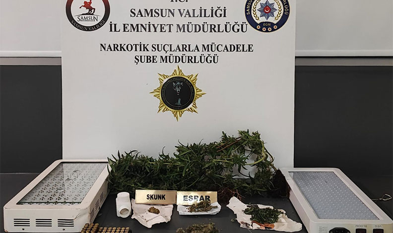 Evinde özel iklimlendirme düzeneğiyle uyuşturucu imal eden şahıs yakalandı