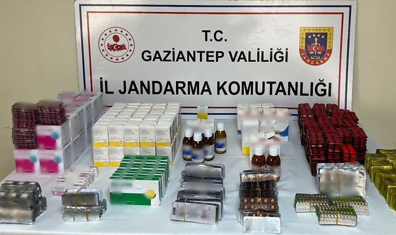 Gaziantep’te jandarmadan kaçak ilaç operasyonu: 2 gözaltı