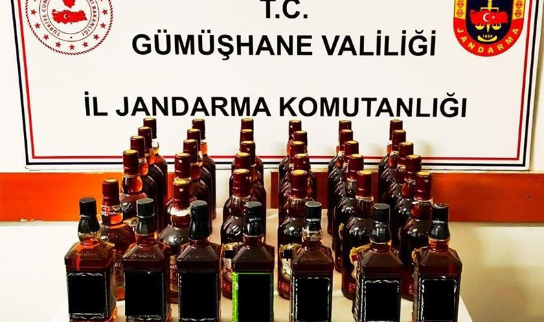 Kaçak alkol operasyonunda şüpheli suçüstü yakalandı