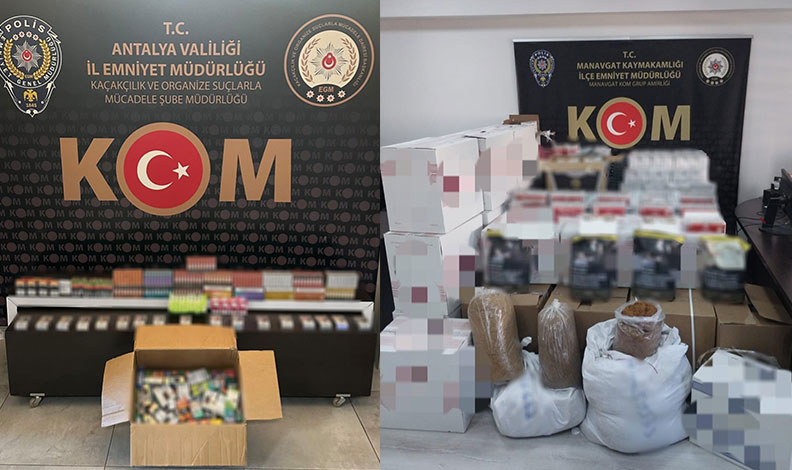 3 ilçede kaçakçılık operasyonu