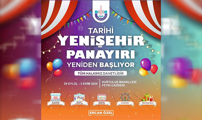 Yenişehir Panayırı yeniden başlıyor