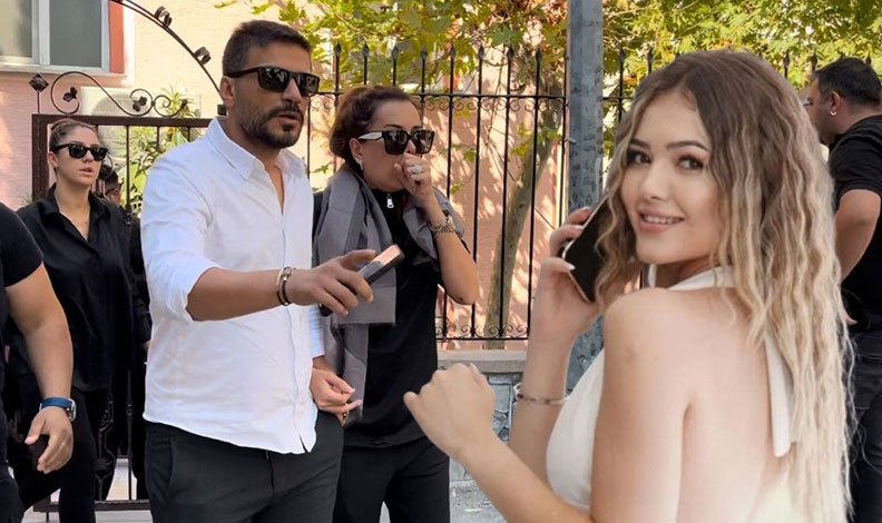 Dilan-Engin Polat çifti Kübra Aykut’un cenazesine katıldı