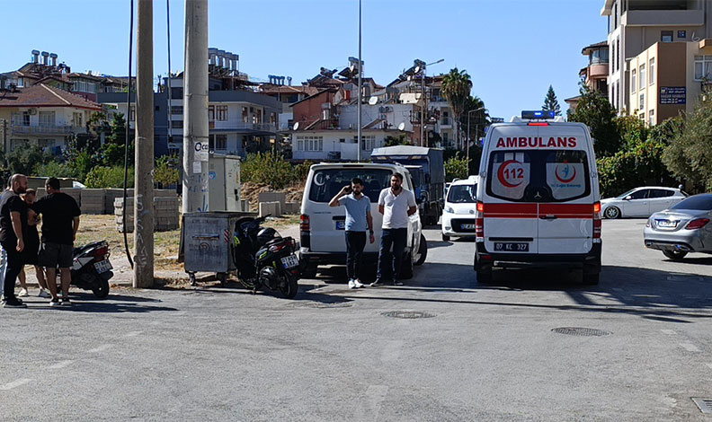Karıştığı kazada da kasksız çıktı