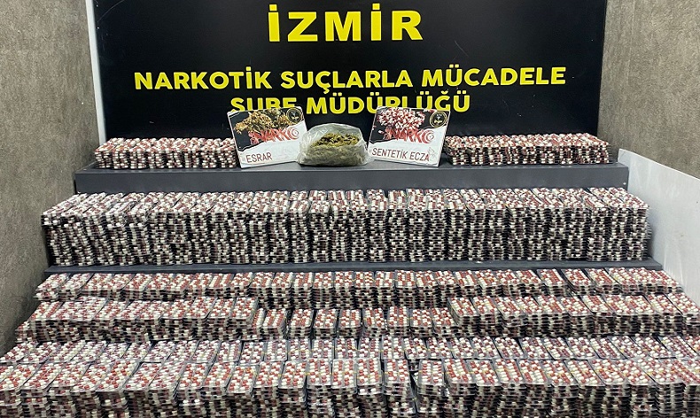 55 bin uyuşturucu nitelikli hap ele geçirildi