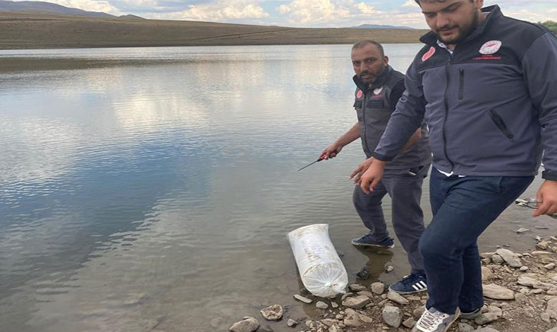 Akarsu ve göletlere 48 bin balık yavrusu bırakıldı