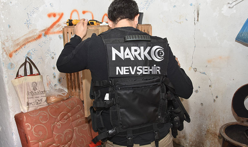 Nevşehir’de narkotik operasyonu : 48 gözaltı