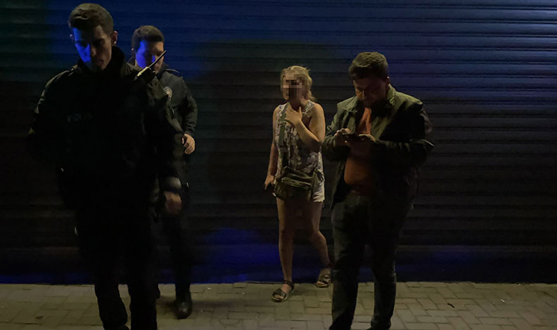 Kaçırıldığını iddia eden kadın polisi harekete geçirdi
