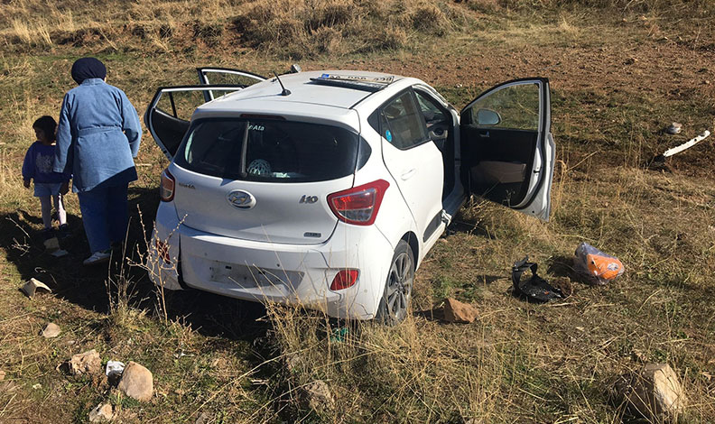 Bingöl’de trafik kazası: 2 yaralı