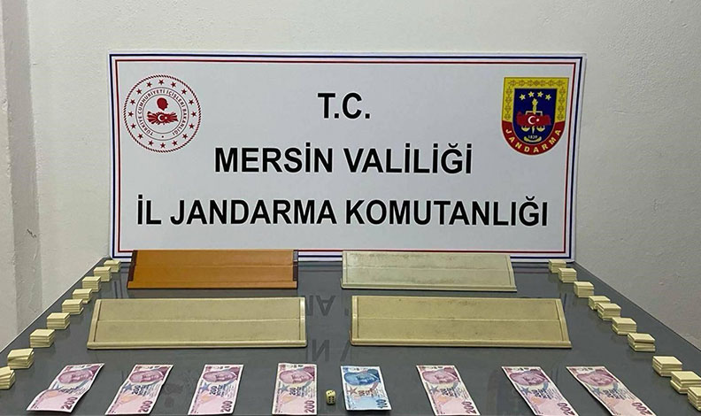 Mersin’de kumar oynayan şahıslara 25 bin TL ceza kesildi