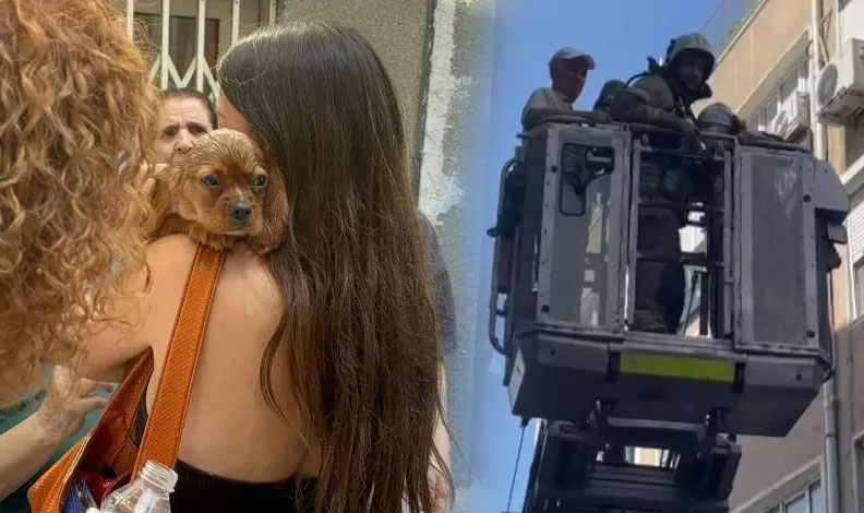 Şişli’de 6 katlı binada yangın paniği