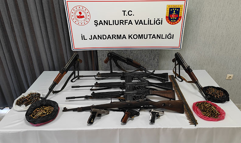 Şanlıurfa’da silah kaçakçılığı operasyonu: 3 gözaltı
