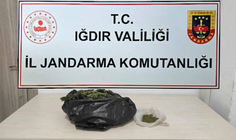 Iğdır İl Jandarma Komutanlığı’ndan kaçakçılık operasyonu: Uyuşturucu madde ele geçirildi