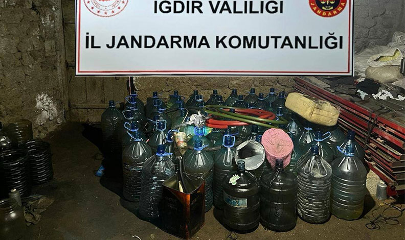 Iğdır’da 4 bin 150 litre kaçak akaryakıt ele geçirildi