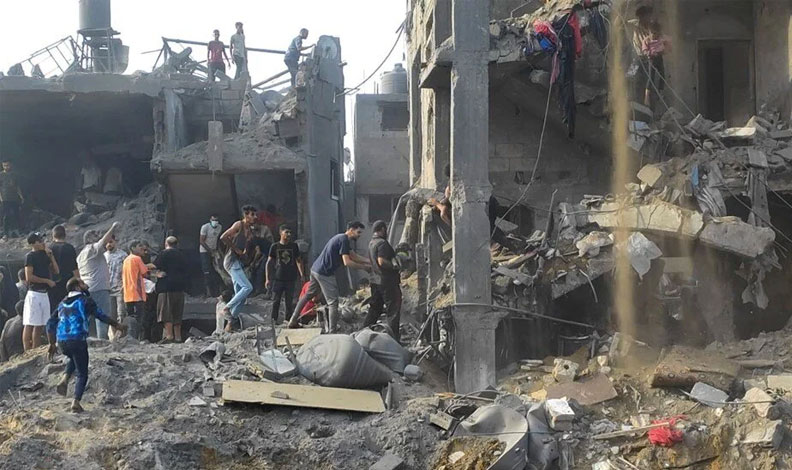 İsrail Cibaliye Mülteci Kampı’nı vurdu