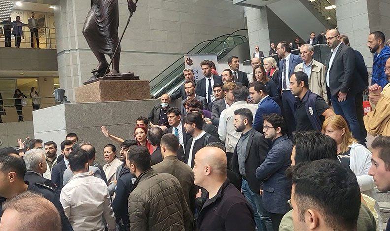 Çağlayan adliyesinde X-ray gerginliği