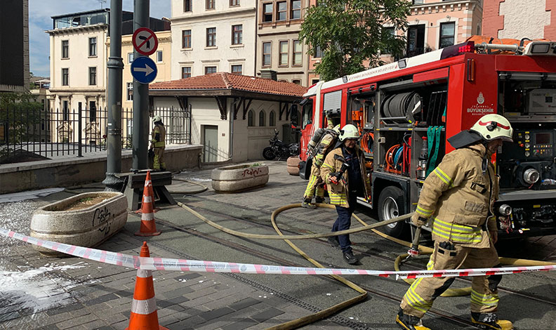 Beyoğlu’nda trafo yangını