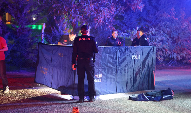 Yolda yürürken otomobilin çarptığı kadın hayatını kaybetti