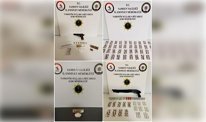 Samsun’da eş zamanlı uyuşturucu operasyonu: 14 gözaltı