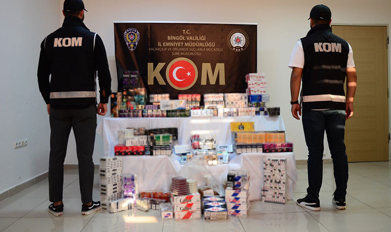 Bingöl’de kaçakçılık operasyonu