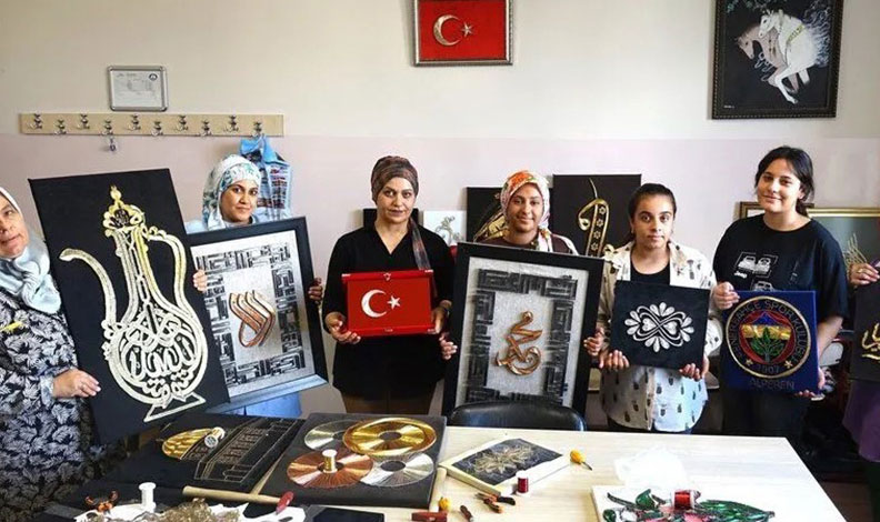 Osmanlı el sanatları Şahinbey Belediyesi tesislerinde hayat buluyor