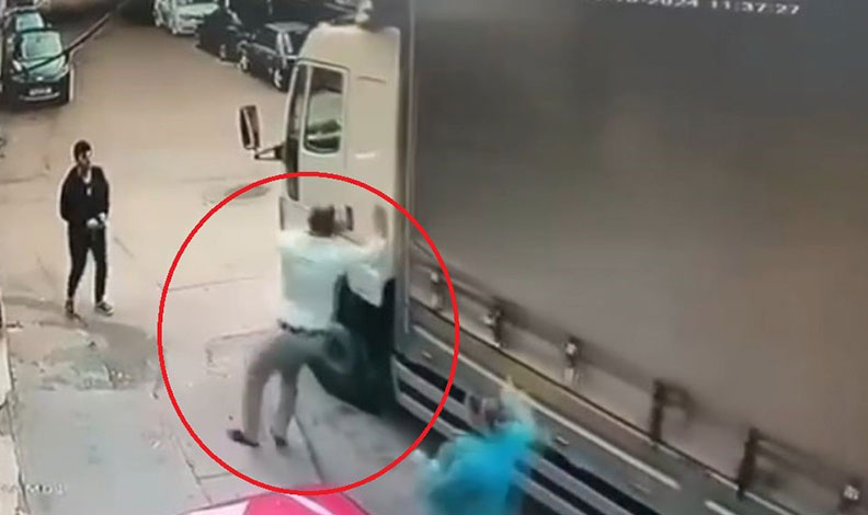 Bursa’da facia teğet geçti