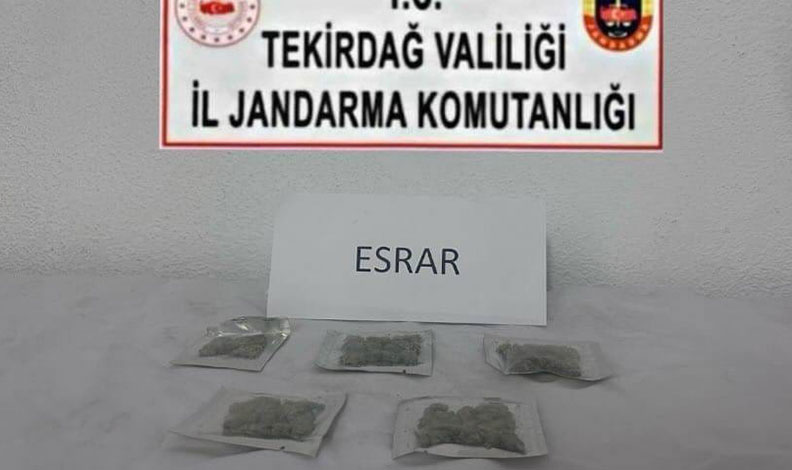 Tekirdağ’da uyuşturucu ve silah operasyonları