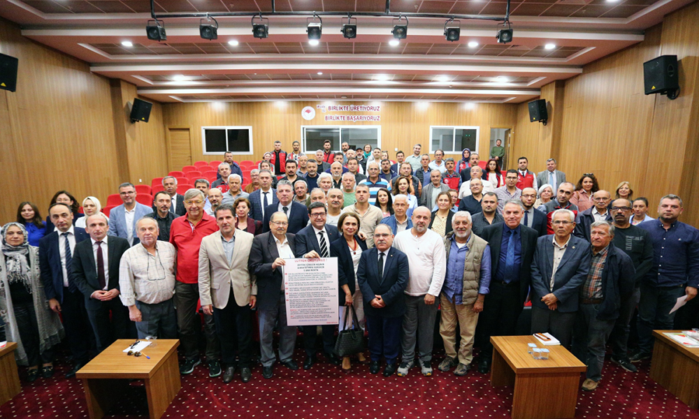 Zeytin hasadı öncesi sektör temsilcileri bilgilendirildi