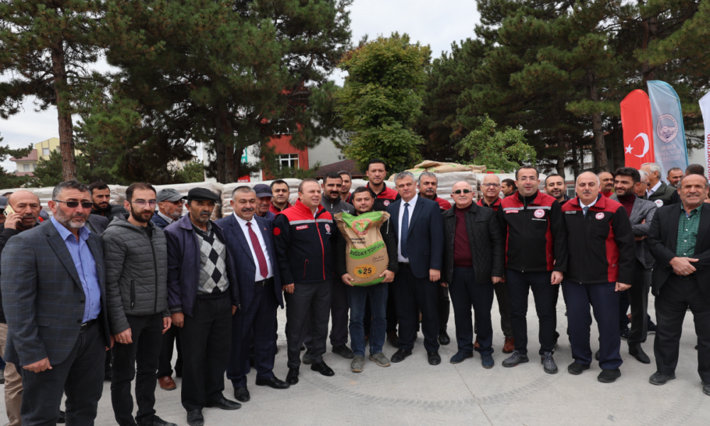 Doğal afetler nedeniyle mağdur olan çiftçilere tohum desteği