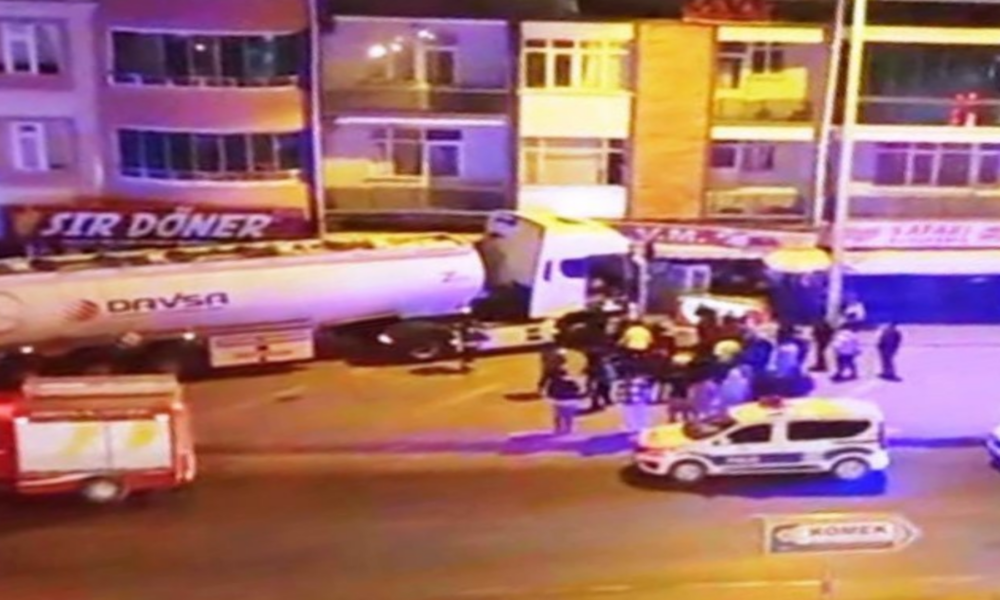 Kontrolden çıkan tanker