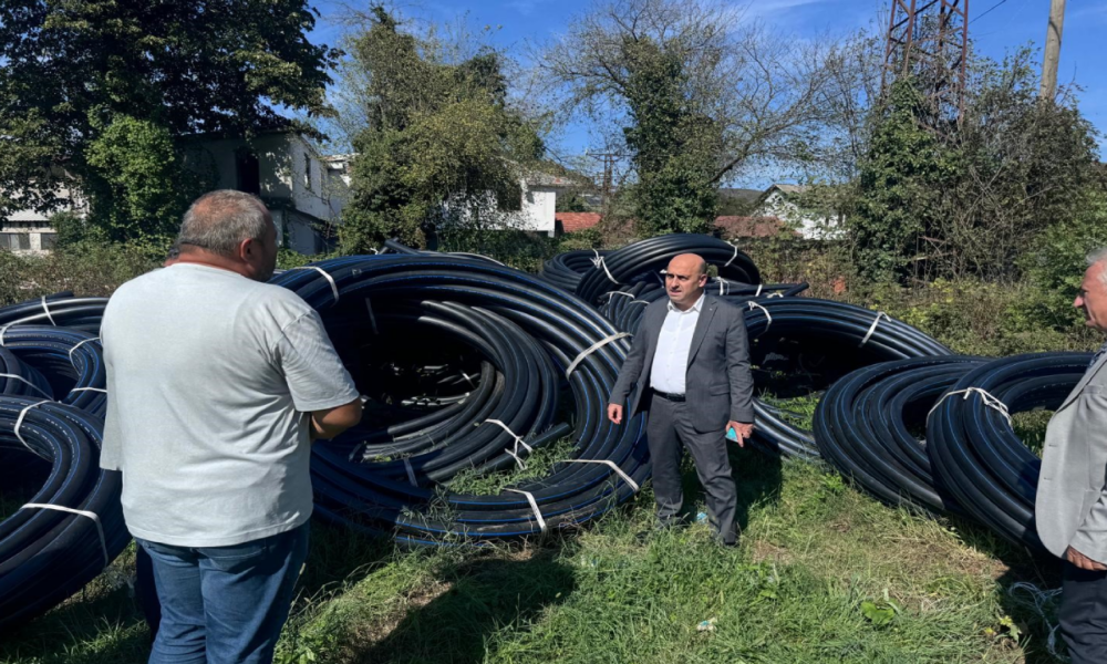 Altunçay köyünde isale hattı