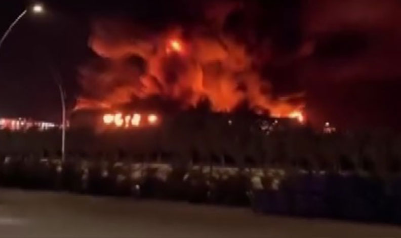 Konya’da korkutan fabrika yangını