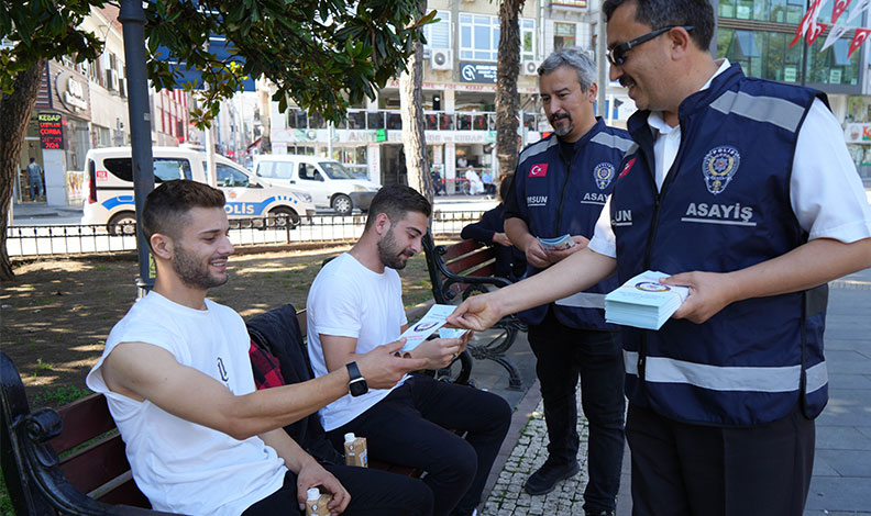 Polisten vatandaşlara ‘yasa dışı bahis’ ve ‘dolandırıcılık’ bilgilendirmesi