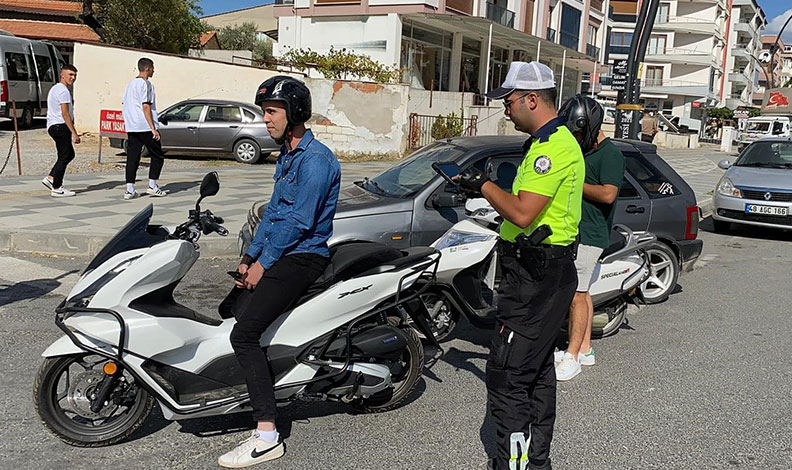 Yatağan’daki trafik denetiminde 305 araca ceza kesildi