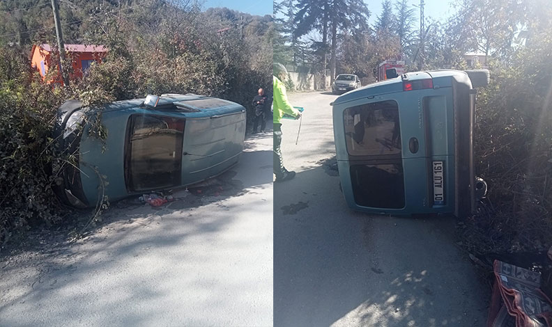 Çamlıyayla’da trafik kazası: 1 yaralı