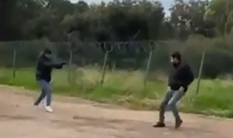 Pusu kurup cinayet anını kameraya çekmişler