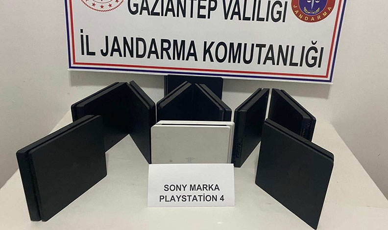 Gaziantep’te 150 bin TL değerinde oyun konsolu ele geçirildi